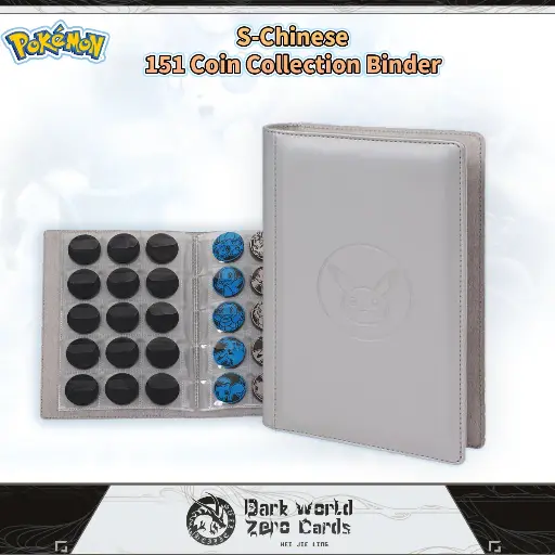 S-Chinese Collected! Pokémon 151 Coin Collection Binder